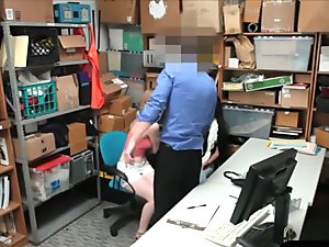 Petite asian and blonde teen thieves punish fucked